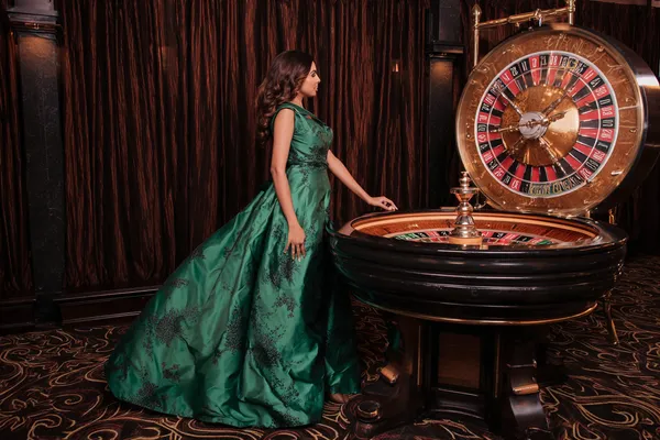 A confident dealer surrounded by casino chips inviting players to access their LINEBEF account, reflecting quick and easy login options.